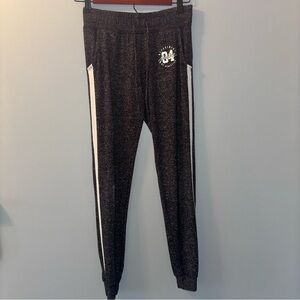 Justice Girls Joggers - Black with White Stripe - Size 12